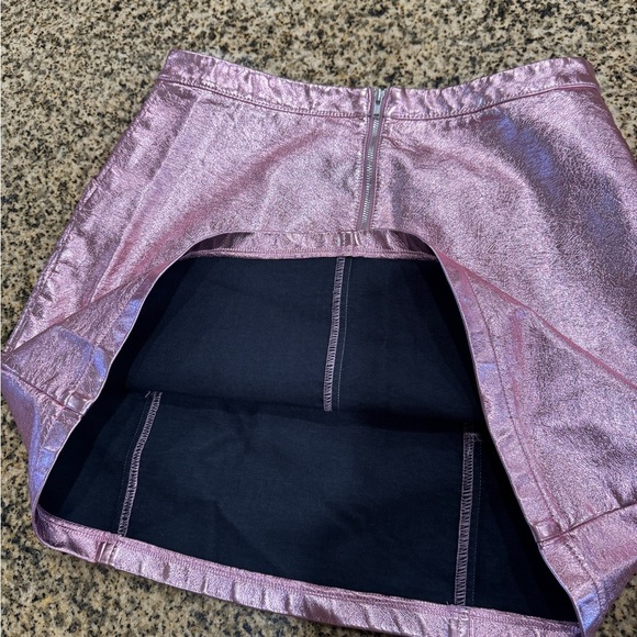 Art Class Rose Shimmering Pink Metallic Skirt Size 16/18 (girls) - Picture 7 of 7